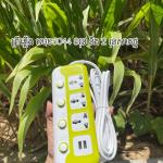 Power Strip 5044 3Socket 2USB 3M - ព្រីភ្លើង លេខ5044 3រុន និង 2 រុនសាកថ្ម
