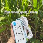 Power Strip 481 2Socket 3USB - ព្រីភ្លើង លេខ481  2រុន និង 3 រុនសាកថ្ម