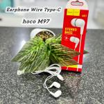 Earphone Wire Type-C hoco M97 - កាសខ្សែ Type C ហូកូ M97