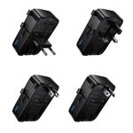 Universal Charger hoco AC35 (3port 2Type-C+1USB) 3A - ឆ្នាំងសាក AC35 ប្រភេទ Universal ស្តើង មាន 3port 2TypeC+1USB