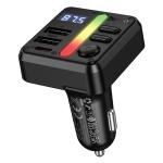 Car Bluetooth FM transmitter 45W(1TypeC+1USB) hoco E89 - ប្លូធូឡាន FM បញ្ជូនសំលេង 45W(1Type-C+1USB) hoco E89