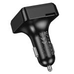 Car Bluetooth FM transmitter 45W(1TypeC+1USB) hoco E89 - ប្លូធូឡាន FM បញ្ជូនសំលេង 45W(1Type-C+1USB) hoco E89