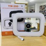 LED CAMERA FILL LIGHT Handheld Live YM-200 Magnetic - អំពូលមូល ស៊ែលហ្វី YM200 Magnetic យួដៃ
