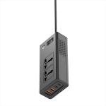 Inverter Car Cigarette XO CZ027 DC-12V to AC-220V 200W - ដុំបំឡែងភ្លើង XO CZ027 DC-12V ទៅ AC-220V 200វ៉ាត់
