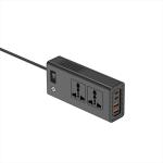Inverter Car Cigarette XO CZ027 DC-12V to AC-220V 200W - ដុំបំឡែងភ្លើង XO CZ027 DC-12V ទៅ AC-220V 200វ៉ាត់