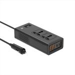 Inverter Car Cigarette XO CZ027 DC-12V to AC-220V 200W - ដុំបំឡែងភ្លើង XO CZ027 DC-12V ទៅ AC-220V 200វ៉ាត់