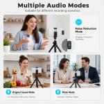 Microphone LIVE Wireless iPhone/TypeC XO MC17 AI Noise-Canceling - ក្បាលមេក្រូអត់ខ្សែ XO MC17 iPhone/Type-C AI កាត់សំលេងរំខាន