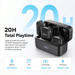 Microphone LIVE Wireless iPhone/TypeC XO MC17 AI Noise-Canceling - ក្បាលមេក្រូអត់ខ្សែ XO MC17 iPhone/Type-C AI កាត់សំលេងរំខាន