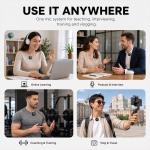 Microphone LIVE Wireless iPhone/TypeC XO MC18 Noise Reduction - ក្បាលមេក្រូអត់ខ្សែ XO MC18 iPhone/Type-C កាត់សំលេងរំខាន