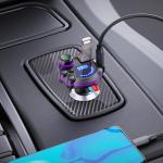 Car Bluetooth FM transmitter XO BCC21 PD+QC3.0 - ប្លូធូឡាន FM បញ្ជូនសំលេង XO BCC21 PD+QC3.0