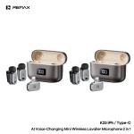 Microphone LIVE Wireless TypeC Remax K23 - ក្បាលមេក្រូអត់ខ្សែ Remax K23 Type C