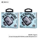 Microphone LIVE Wireless TypeC Remax K23 - ក្បាលមេក្រូអត់ខ្សែ Remax K23 Type C