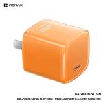 Power Charger PD/QC 60W Remax CA-26 Set(C to C) - ឆ្នាំងសាក ខ្វីកឆាច Remax CA-26 PD/QC 60W ឈុត(TypeC to TypeC)