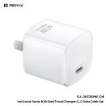 Power Charger PD/QC 60W Remax CA-26 Set(C to C) - ឆ្នាំងសាក ខ្វីកឆាច Remax CA-26 PD/QC 60W ឈុត(TypeC to TypeC)