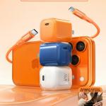 Power Charger PD/QC 60W Remax CA-26 Set(C to C) - ឆ្នាំងសាក ខ្វីកឆាច Remax CA-26 PD/QC 60W ឈុត(TypeC to TypeC)