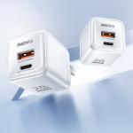 Power Charger PD/QC 20W Remax CA-18W(USB+Type-C) - ឆ្នាំងសាក ខ្វីកឆាច Remax CA-18W(USB+TypeC) PD20W