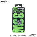 Converter (I to C) Remax CB32 (L-CF) - ឌុយបំឡែង iPhone to TypeC Remax CB32 (L-CF)