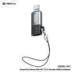 Converter (I to C) Remax CB32 (L-CF) - ឌុយបំឡែង iPhone to TypeC Remax CB32 (L-CF)