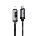 Cable Charger (C to I) PD27W hoco U148 LCD (1.2m) - ខ្សែសាក U148 Lord PD27W អេក្រង់ឌីជីថល សម្រាប់ iPhone (1.2m)