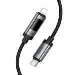 Cable Charger (C to I) PD27W hoco U148 LCD (1.2m) - ខ្សែសាក U148 Lord PD27W អេក្រង់ឌីជីថល សម្រាប់ iPhone (1.2m)