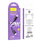 Cable Charger (C to I) PD20W hoco X96 (1m) - ខ្សែសាក hoco X96 Hyper PD សម្រាប់ iPhone (1m)