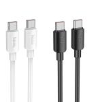 Cable Charger (C to C) 60W hoco X96 (1m) - ខ្សែសាក ល្បឿនលឿន hoco X96 60W Type-C ទៅ Type-C (1m)