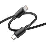 Cable Charger (C to C) 60W hoco X96 (1m) - ខ្សែសាក ល្បឿនលឿន hoco X96 60W Type-C ទៅ Type-C (1m)