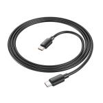 Cable Charger (C to C) 60W hoco X96 (1m) - ខ្សែសាក ល្បឿនលឿន hoco X96 60W Type-C ទៅ Type-C (1m)