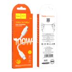 Cable Charger (C to C) 60W hoco X96 (1m) - ខ្សែសាក ល្បឿនលឿន hoco X96 60W Type-C ទៅ Type-C (1m)