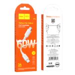Cable Charger (C to C) 60W hoco X96 (1m) - ខ្សែសាក ល្បឿនលឿន hoco X96 60W Type-C ទៅ Type-C (1m)