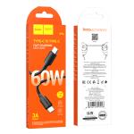 Cable Charger (C to C) 60W hoco X96 (1m) - ខ្សែសាក ល្បឿនលឿន hoco X96 60W Type-C ទៅ Type-C (1m)