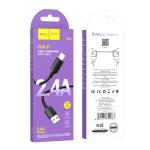Cable Charger iPhone hoco X96 (1m) - ខ្សែសាក hoco X96 សម្រាប់ iPhone (1m)