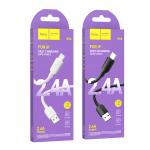 Cable Charger iPhone hoco X96 (1m) - ខ្សែសាក hoco X96 សម្រាប់ iPhone (1m)