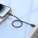Cable Charger (C to I) PD20W hoco X96 (L=0.25M) - ខ្សែសាក hoco X96 Hyper PD សម្រាប់ iPhone (0.25ម៉ែត)