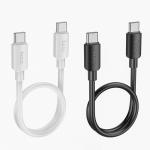 Cable Charger (C to C) 60W hoco X96 (L=0.25M) - ខ្សែសាក ល្បឿនលឿន hoco X96 Hyper 60W Type-C ទៅ Type-C (0.25ម៉ែត)