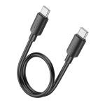 Cable Charger (C to C) 60W hoco X96 (L=0.25M) - ខ្សែសាក ល្បឿនលឿន hoco X96 Hyper 60W Type-C ទៅ Type-C (0.25ម៉ែត)