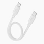 Cable Charger (C to C) 60W hoco X96 (L=0.25M) - ខ្សែសាក ល្បឿនលឿន hoco X96 Hyper 60W Type-C ទៅ Type-C (0.25ម៉ែត)