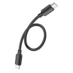 Cable Charger (C to C) 60W hoco X96 (L=0.25M) - ខ្សែសាក ល្បឿនលឿន hoco X96 Hyper 60W Type-C ទៅ Type-C (0.25ម៉ែត)
