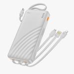Power Bank 10000mAh hoco J146 set 3in1 - ថ្មជំនួយ hoco J146 10000មីលីអំពែ ឈុតក្បាល 3