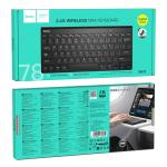 Keyboard wireless 2.4G hoco GM70 - ក្តារចុច Mini ឥតខ្សែ 2.4G hoco GM70 (អក្សរអង់គ្លេស)
