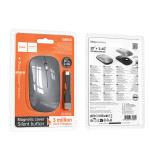 Mouse Dual Mode(2.4G+Bluetooth) hoco GM43 Rechargeable - ម៉ៅអត់ខ្សែ សាកថ្មបាន និង ប៊្លូធូស+2.4G hoco GM43
