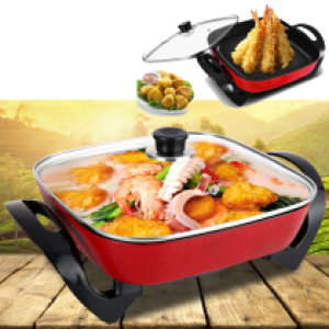 Multifunction electric hot pot D11 - ឆ្នាំងស៊ុបអគ្គិសនី D11