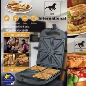 Sandwich maker double side KJ-126B - ម៉ាស៊ីនគៀបសាំងវិចភ្លោះ KJ-126B