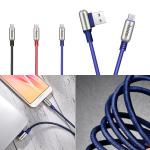 Cable Charger Hoco U17 Micro - ខ្សែសាកស្រោបក្រណាត់ ហូកូ U17 ម៉ាយក្រូ
