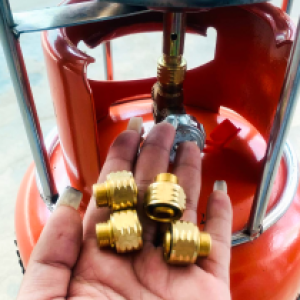Spare Part Gas Head Fire Connector - ក្បាលធុងហ្គាស ផ្កាឈូកឈុតបាឡុង