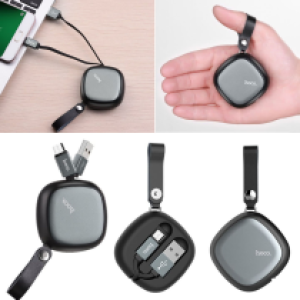 Cable Charger Hoco U33 Micro - ខ្សែសាកទាញ ហូកូ U33ក្បាលMicro