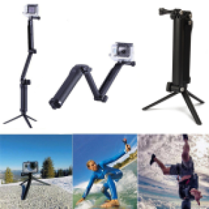 Selfie Stick Tripod 3Ways GoPro  - ដងថតបីក្រណាត់ Gopro