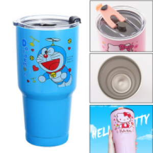 Cartoon Insulated Cup 900ML  - កែវទឹករក្សាកំដៅ 900ML 