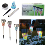 Solar Mosaic Path Light - អំពូលសឡា ពណ៍