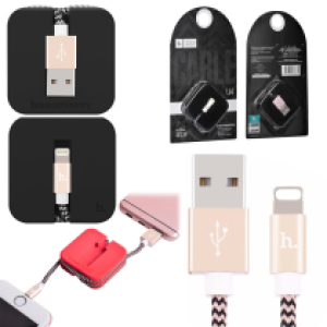 Cable Charger Hoco U4 iphone - ខ្សែសាក ហូកូ U4 អាយហ្វូន